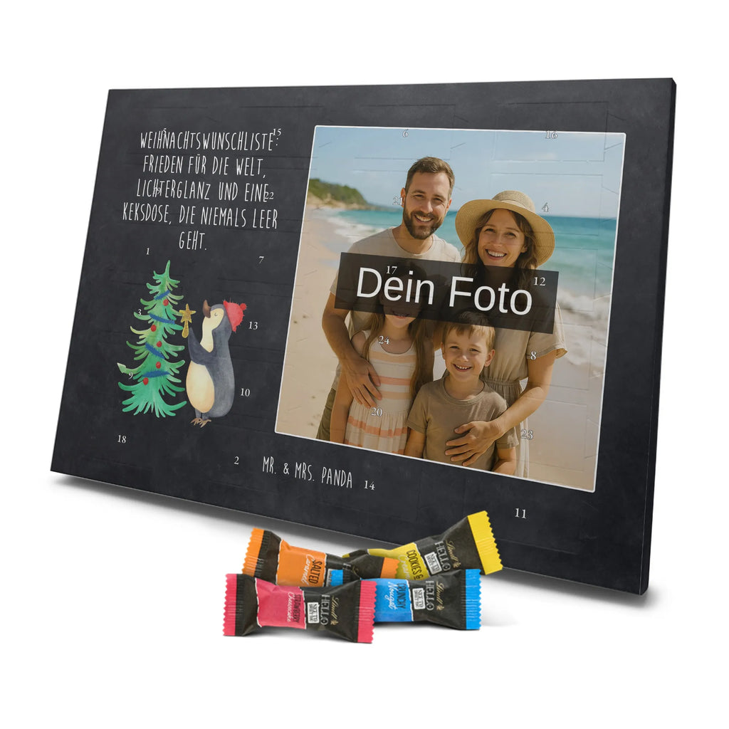 Personalisierter Schoko Foto Adventskalender Pinguin Weihnachtsbaum Personalisierter Schoko Foto Adventskalender, Weihnachtsdeko, Heiligabend, Weihnachten, Advent, Wintermotiv, Nikolaus, Winter, Pinguin