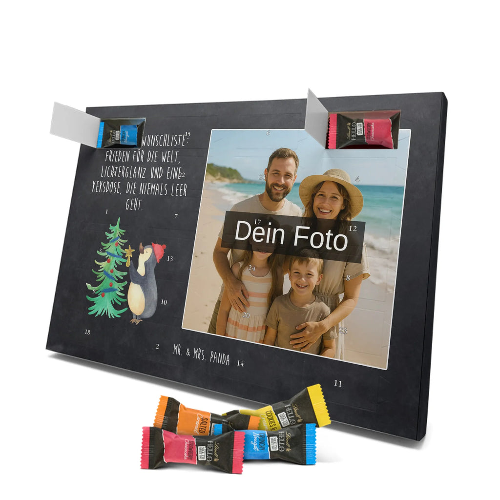 Personalisierter Schoko Foto Adventskalender Pinguin Weihnachtsbaum Personalisierter Schoko Foto Adventskalender, Weihnachtsdeko, Heiligabend, Weihnachten, Advent, Wintermotiv, Nikolaus, Winter, Pinguin