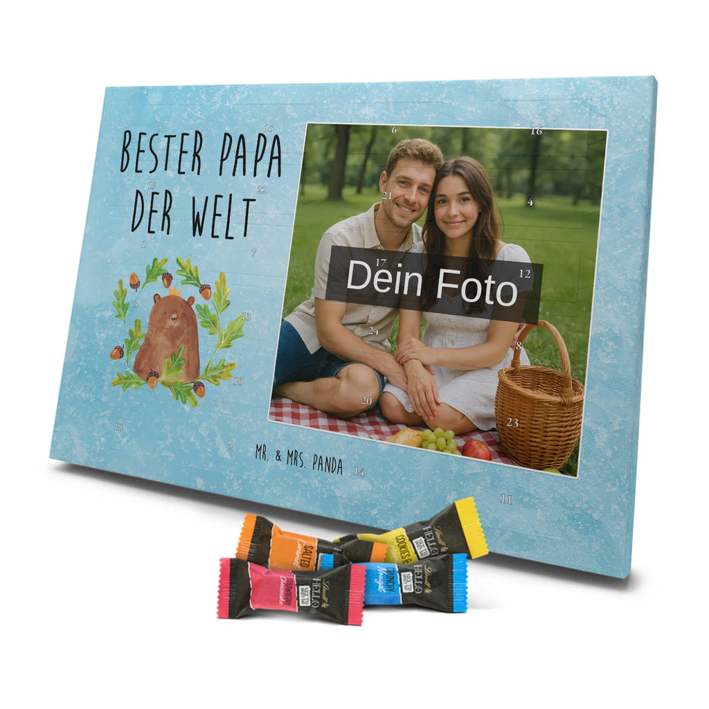 Personalisierter Schoko Foto Adventskalender Bär König Personalisierter Schoko Foto Adventskalender, Teddybär, Teddy, Bär, Vater, Bester Vater, Dad, Vatertag, Daddy, Bester Papa, Papa Bär, Papi, Weltbester Papa, Papa