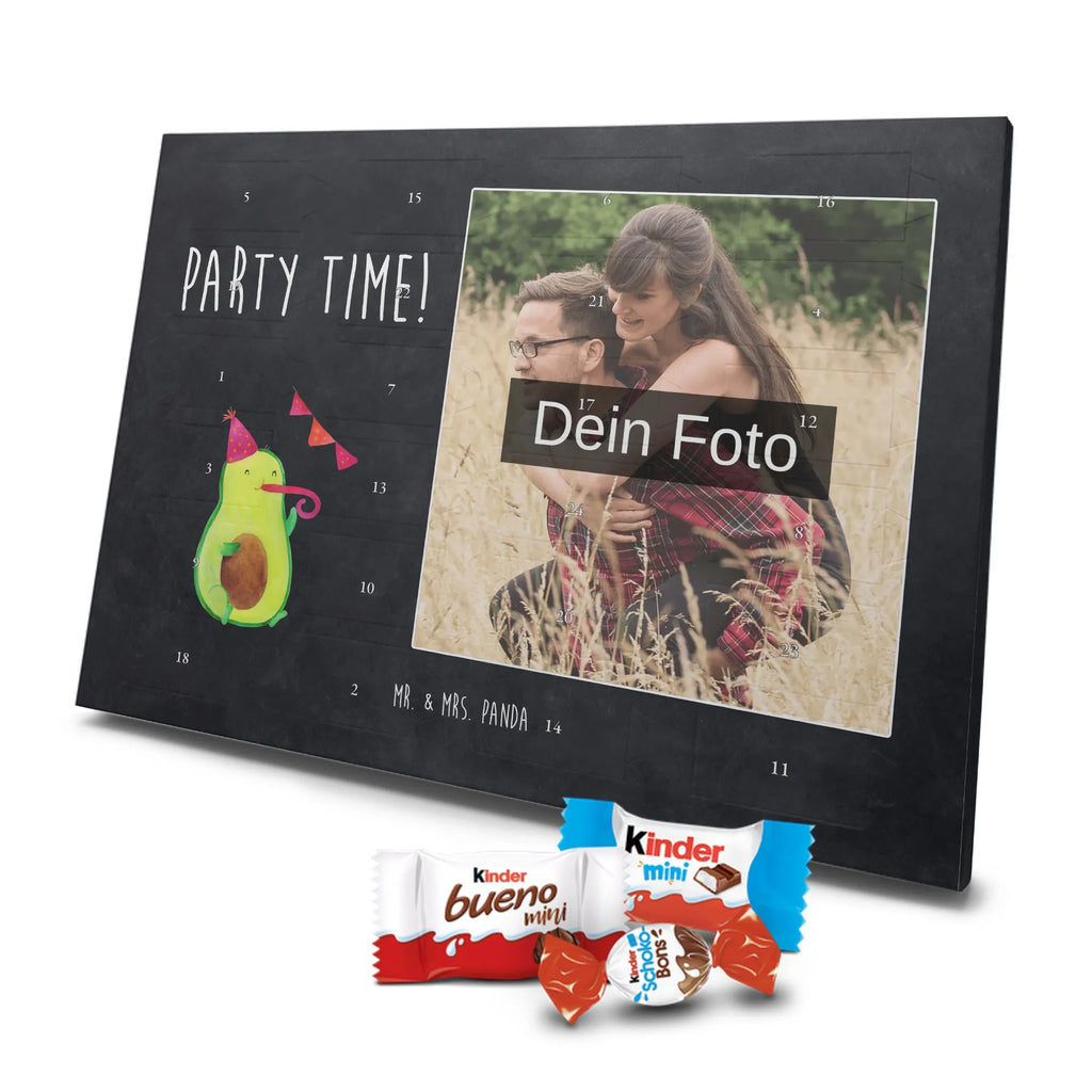 Personalisierter Schoko Foto Adventskalender Avocado Party Zeit Personalisierter Schoko Foto Adventskalender, Gesund, Veggie, Avocado, Vegan