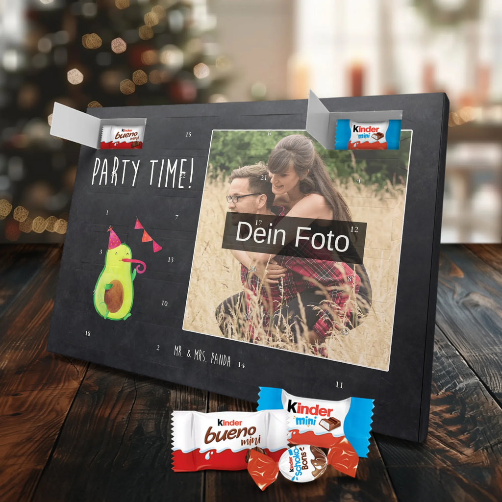 Personalisierter Schoko Foto Adventskalender Avocado Party Zeit Personalisierter Schoko Foto Adventskalender, Gesund, Veggie, Avocado, Vegan