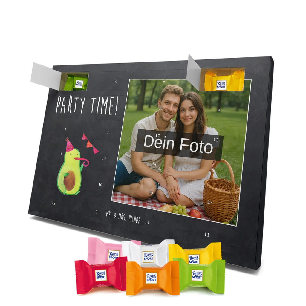 Personalisierter Schoko Foto Adventskalender Avocado Party Zeit Personalisierter Schoko Foto Adventskalender, Gesund, Veggie, Avocado, Vegan
