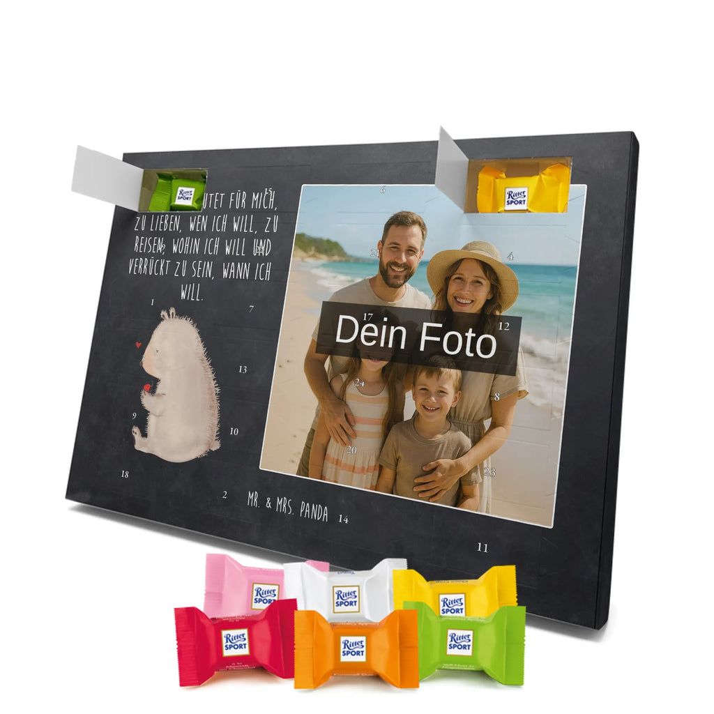 Personalisierter Schoko Foto Adventskalender Bär Marienkäfer Personalisierter Schoko Foto Adventskalender, Teddybär, Teddy, Bär, Freiheit, Liebe, Das Leben Ist schön, Motivation, Marienkäfer
