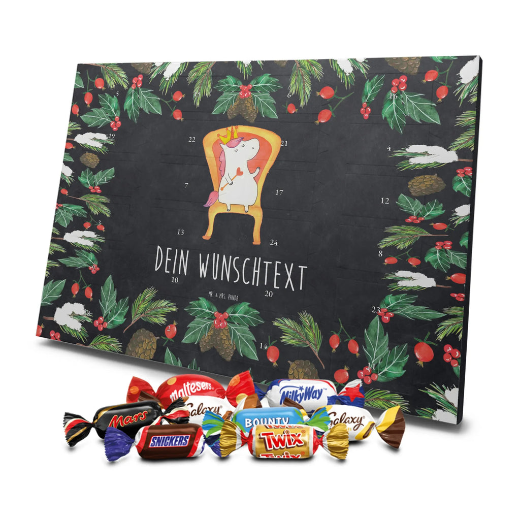 Personalisierter Schoko Adventskalender Einhorn Prinzessin Adventskalender mit Namen, Personalisierter Adventskalender, Unicorn, Einhorn, Einhörner, Einhorn Deko, Geschenk, Prinzessin, Geburtstag, Geburtstagsgeschenk, Monat