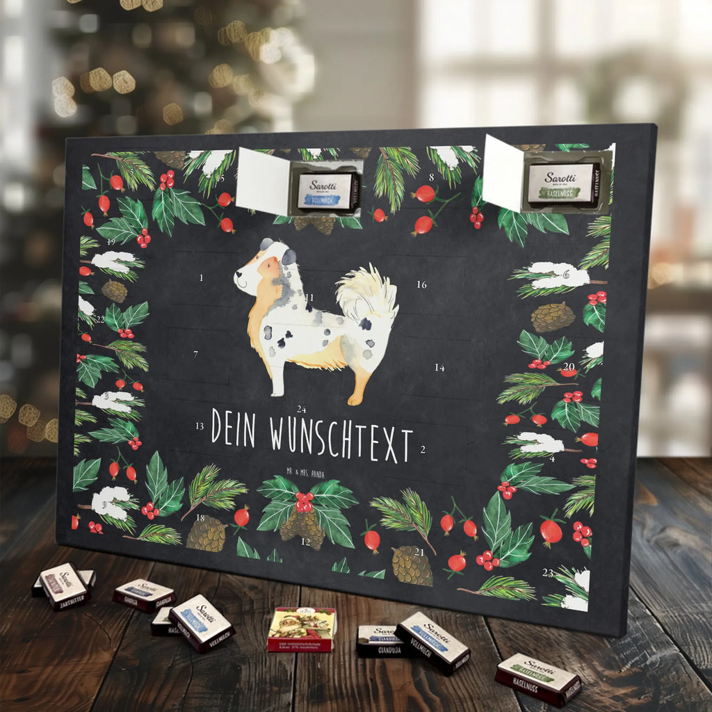 Adventskalender mit Namen Hund Australien Shepherd Personalisierter Adventskalender, Adventskalender mit Namen, Hundebesitzer, Haustier, Sprüche, Hunderasse, Tierliebhaber, Hund, Hundemotiv, Familienhund, Hundeliebe, Australien Shepherd, Spruch, Shepherd