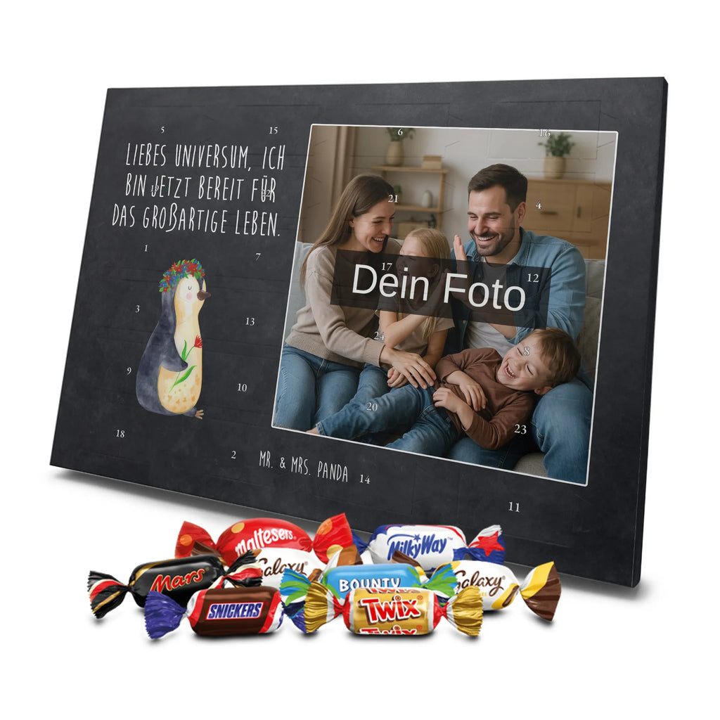  Penguin Flower Penguin, North Pole, Winter, Penguins, motivation, wishes, penguins, life, gift idea, lovesickness, wreath of flowers, goals in life, universe, love of life, goals