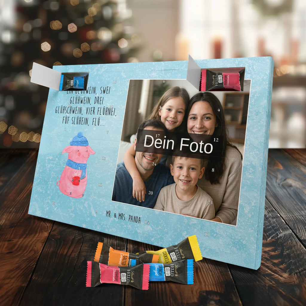 Personalisierter Schoko Foto Adventskalender Schweinchen Glühwein Personalisierter Schoko Foto Adventskalender, Winter, Wintermotiv, Advent, Nikolaus, Weihnachten, Weihnachtsdeko, Heiligabend, Spruch, Glühwein, Weihnachtsmarkt, Betrunken