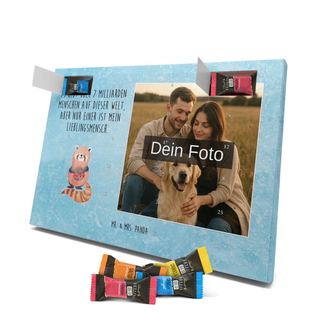 Personalisierter Schoko Foto Adventskalender Roter Panda Personalisierter Schoko Foto Adventskalender, Gute Laune, Lustige Sprüche, Tiere, Tiermotive, Panda, Lieblingsmensch, Herz, Liebling, Rot, Liebe