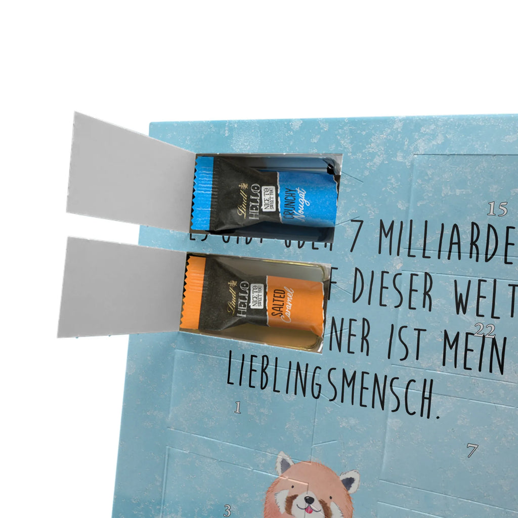 Personalisierter Schoko Foto Adventskalender Roter Panda Personalisierter Schoko Foto Adventskalender, Gute Laune, Lustige Sprüche, Tiere, Tiermotive, Panda, Lieblingsmensch, Herz, Liebling, Rot, Liebe