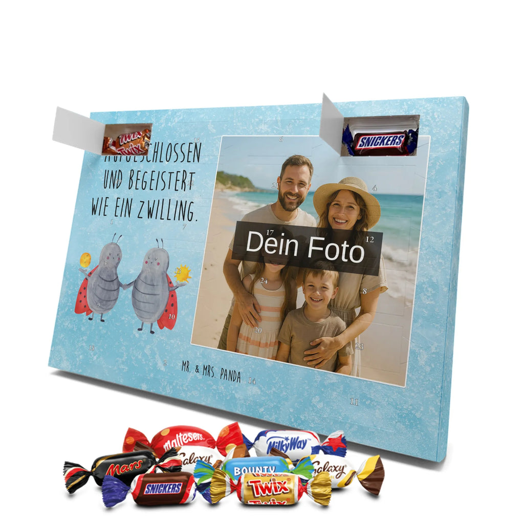 Personalisierter Schoko Foto Adventskalender Sternzeichen Zwilling Personalisierter Schoko Foto Adventskalender, Tierkreiszeichen, Horoskop, Astrologie, Aszendent, Sternzeichen, Geschenk Mai, Zwillingsbruder, Marienkäfer, Zwillingsschwester, Glückskäfer, Zwilling Sternzeichen, Geburtstag Mai, Geschenk Juni, Zwillinge, Zwilling Geschenk