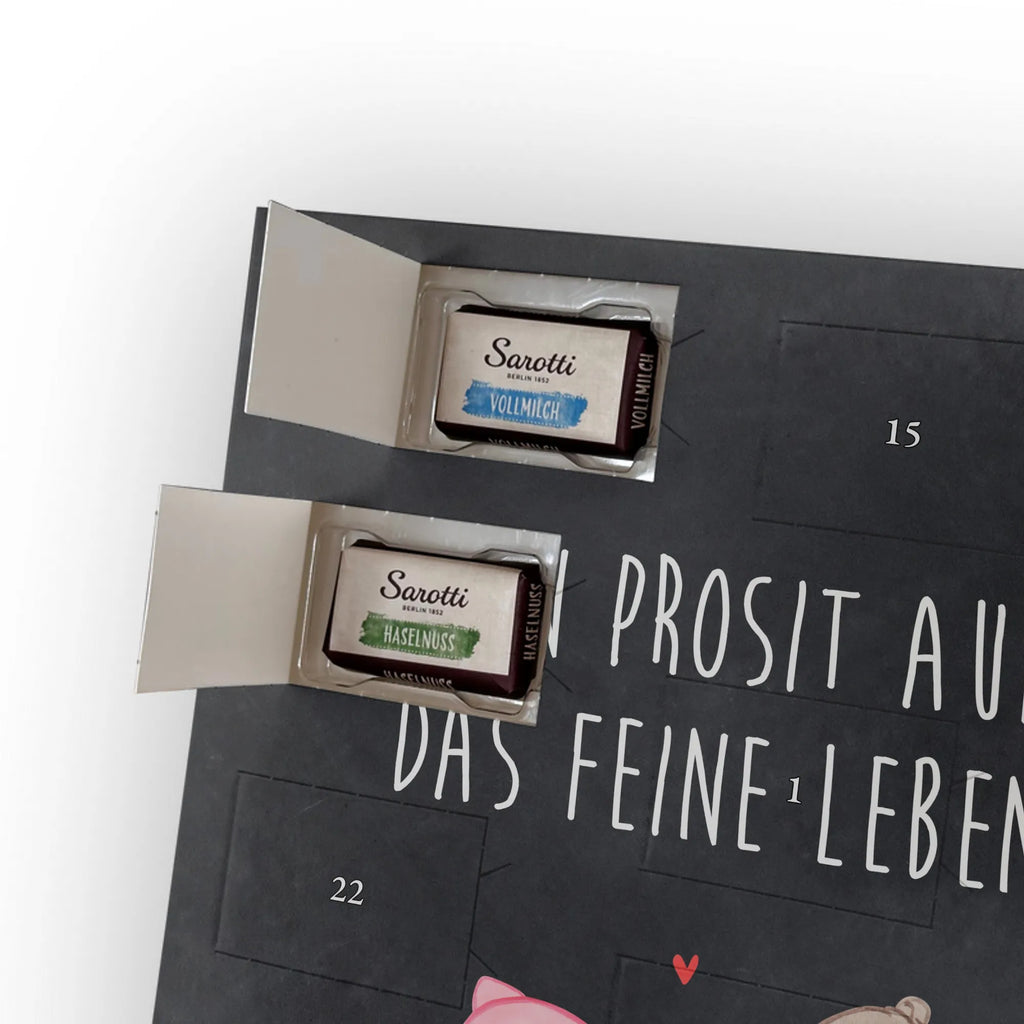 Personalisierter Schoko Foto Adventskalender Glühschwein Sause Personalisierter Schoko Foto Adventskalender, Winter, Wintermotiv, Advent, Nikolaus, Weihnachten, Weihnachtsdeko, Heiligabend, Alles Gute, Prost, Schwein, Weihnachtszeit, Bär