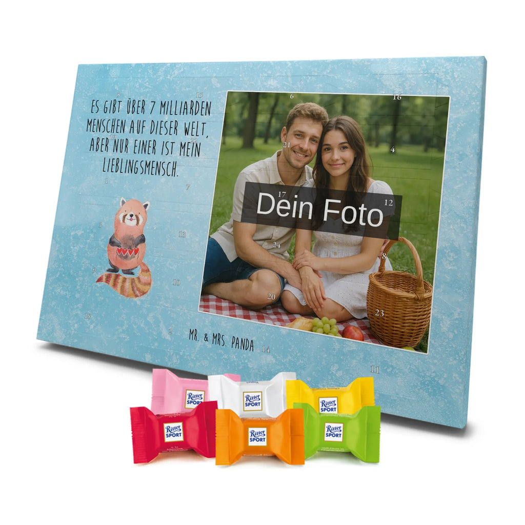 Personalisierter Schoko Foto Adventskalender Roter Panda Personalisierter Schoko Foto Adventskalender, Gute Laune, Lustige Sprüche, Tiere, Tiermotive, Panda, Lieblingsmensch, Herz, Liebling, Rot, Liebe