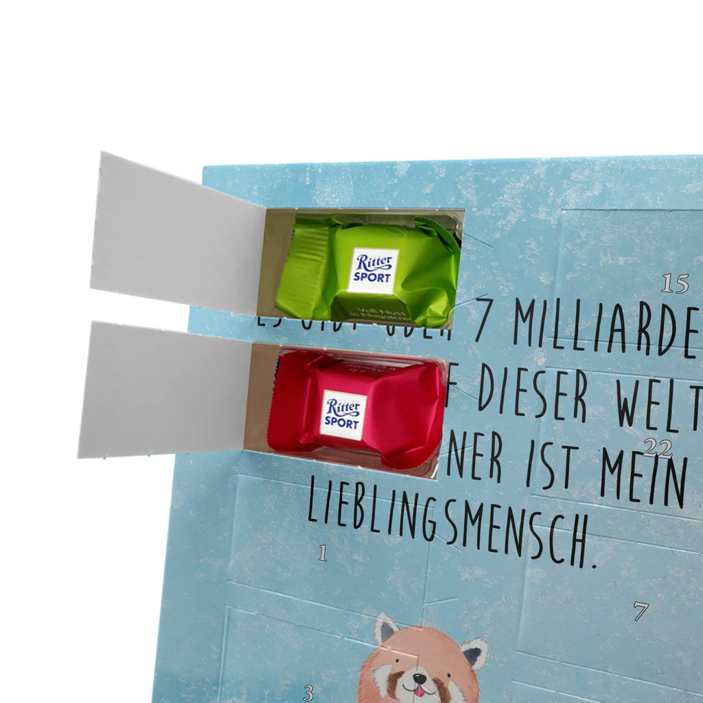 Personalisierter Schoko Foto Adventskalender Roter Panda Personalisierter Schoko Foto Adventskalender, Gute Laune, Lustige Sprüche, Tiere, Tiermotive, Panda, Lieblingsmensch, Herz, Liebling, Rot, Liebe