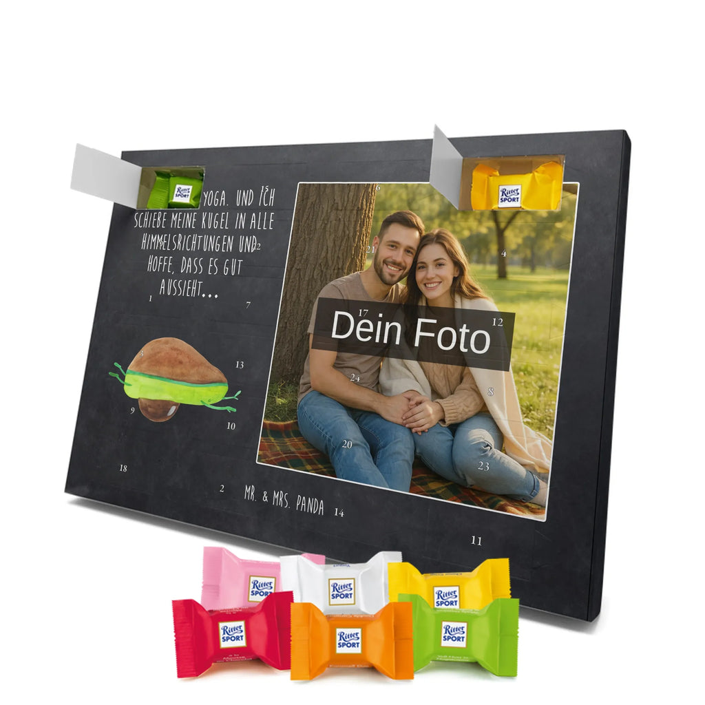 Personalisierter Schoko Foto Adventskalender Avocado Yoga Personalisierter Schoko Foto Adventskalender, Gesund, Veggie, Avocado, Vegan, Avocado Yoga Vegan