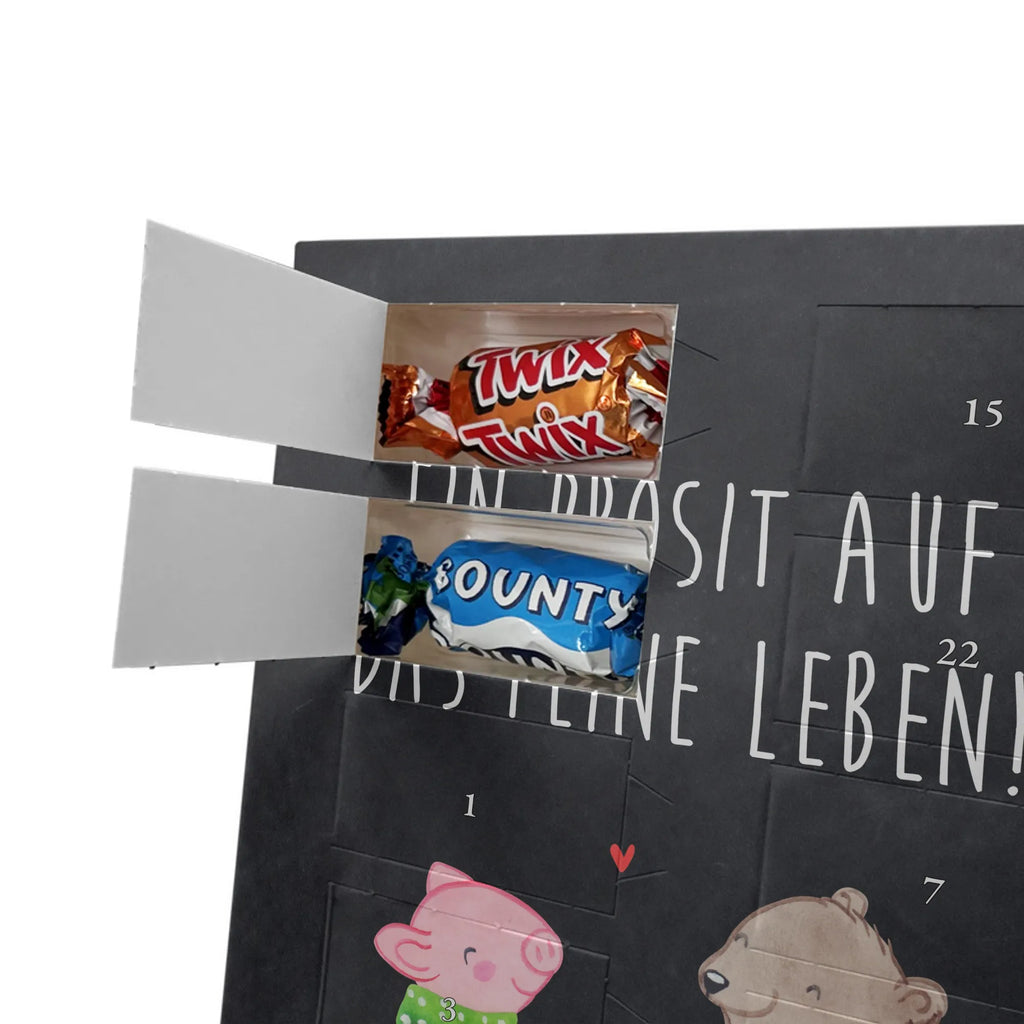 Personalisierter Schoko Foto Adventskalender Glühschwein Sause Personalisierter Schoko Foto Adventskalender, Winter, Wintermotiv, Advent, Nikolaus, Weihnachten, Weihnachtsdeko, Heiligabend, Alles Gute, Prost, Schwein, Weihnachtszeit, Bär