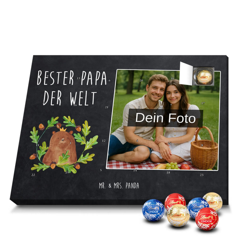 Personalisierter Schoko Foto Adventskalender Bär König Personalisierter Schoko Foto Adventskalender, Teddybär, Teddy, Bär, Vater, Bester Vater, Dad, Vatertag, Daddy, Bester Papa, Papa Bär, Papi, Weltbester Papa, Papa