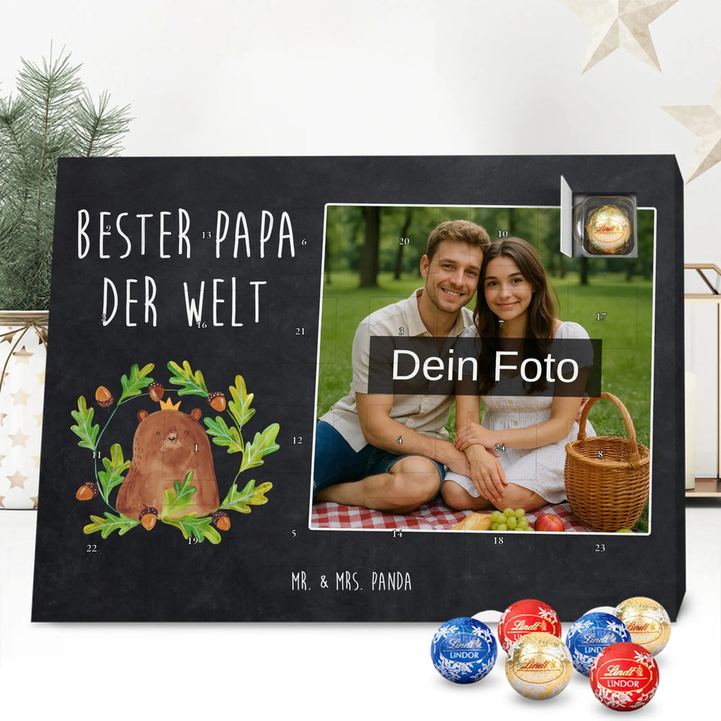 Personalisierter Schoko Foto Adventskalender Bär König Personalisierter Schoko Foto Adventskalender, Teddybär, Teddy, Bär, Vater, Bester Vater, Dad, Vatertag, Daddy, Bester Papa, Papa Bär, Papi, Weltbester Papa, Papa