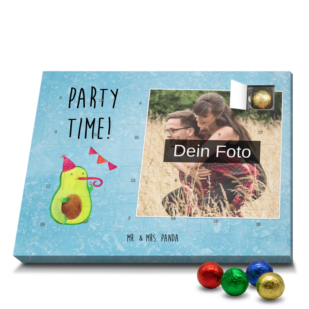 Personalisierter Schoko Foto Adventskalender Avocado Party Zeit Personalisierter Schoko Foto Adventskalender, Gesund, Veggie, Avocado, Vegan