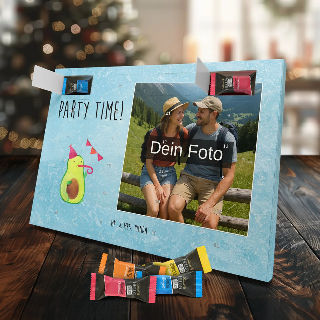 Personalisierter Schoko Foto Adventskalender Avocado Party Zeit Personalisierter Schoko Foto Adventskalender, Gesund, Veggie, Avocado, Vegan