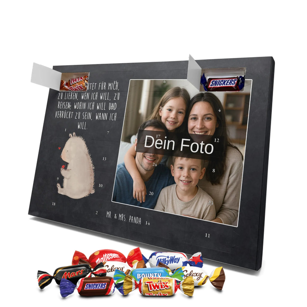 Personalisierter Schoko Foto Adventskalender Bär Marienkäfer Personalisierter Schoko Foto Adventskalender, Teddybär, Teddy, Bär, Freiheit, Liebe, Das Leben Ist schön, Motivation, Marienkäfer