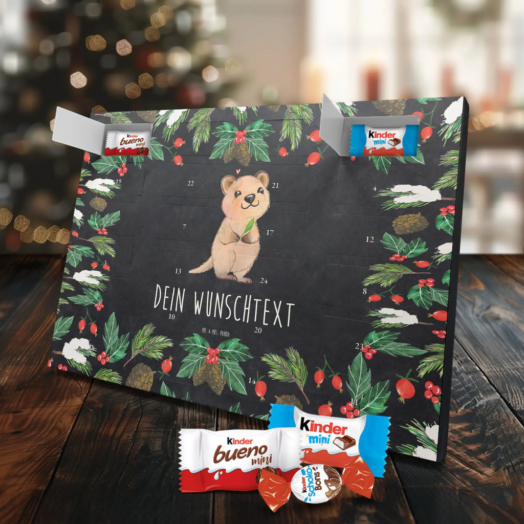 Adventskalender mit Namen Quokka Happy Personalisierter Adventskalender, Adventskalender mit Namen, Tiere, Tiermotive, Lustige Sprüche, Gute Laune, Quokka, Verschieben, Aufschieberitis, Dinge Erledigen, Niedliches Tier, Lustiger Spruch