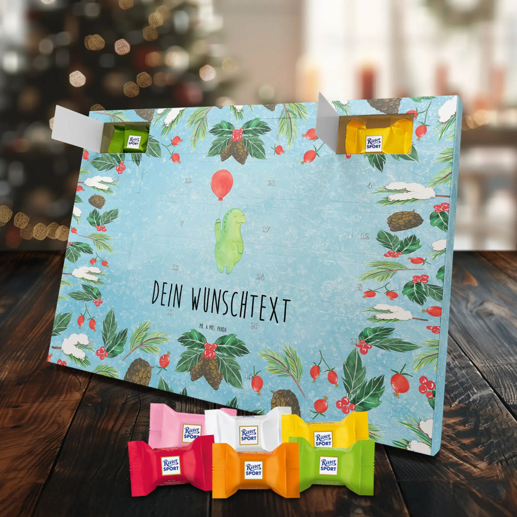 Adventskalender mit Namen Schildkröte Luftballon Adventskalender mit Namen, Personalisierter Adventskalender, Schildkröte, Motivationsspruch, Mutausbruch, Motivation, Schildkröten