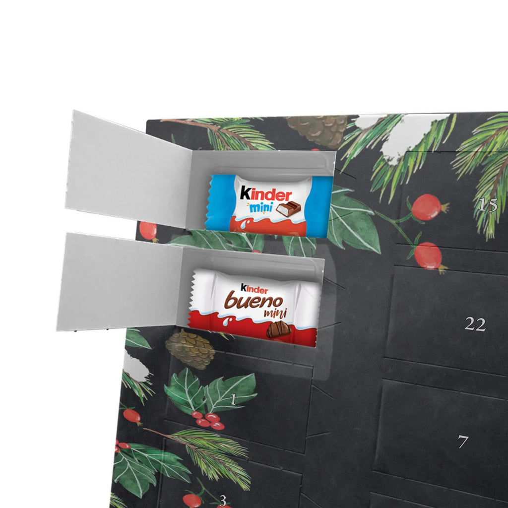 Personalisierter Schoko Adventskalender Otter Muschel Adventskalender mit Namen, Personalisierter Adventskalender, Otter, Fischotter, Seeotter, Grübeln, Büro, Motivation, Tagträumen, Otterliebe, Träumen