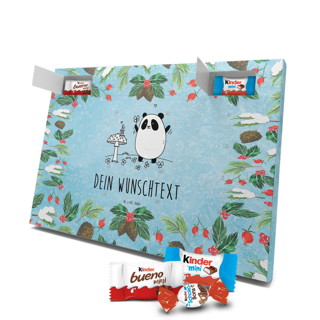  Panda Happiness Personalisierter Adventskalender, Adventskalender mit Namen