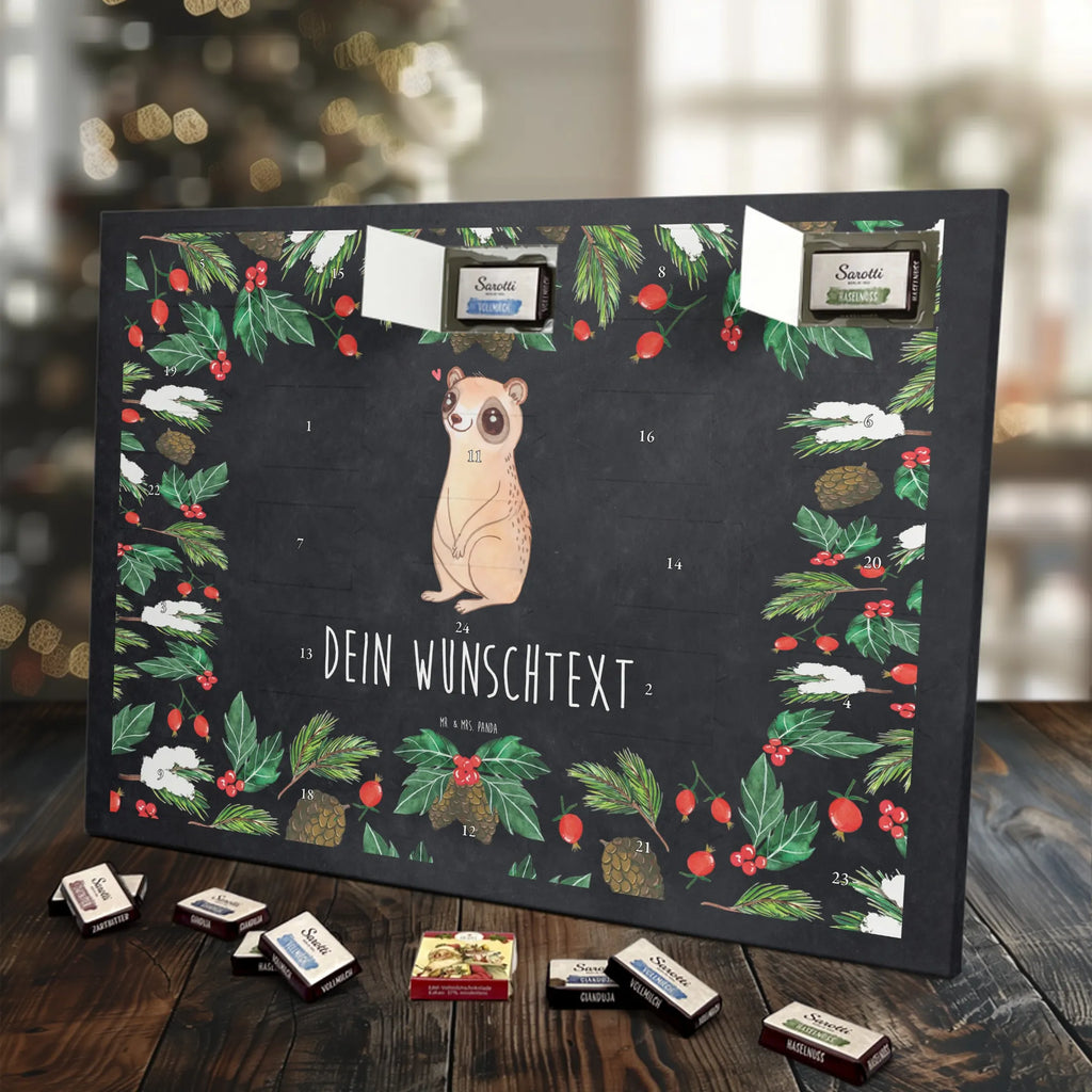 Adventskalender mit Namen Plumplori Glücklich Adventskalender mit Namen, Personalisierter Adventskalender, Tiere, Tiermotive, Lustige Sprüche, Gute Laune, Niedlich, Plumplori, Glück