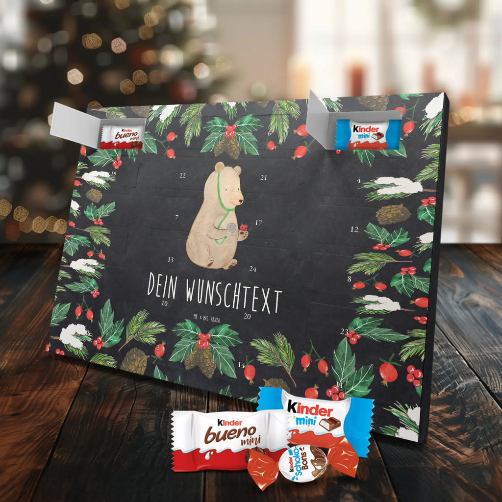 Adventskalender mit Namen Bär Arzt Personalisierter Adventskalender, Adventskalender mit Namen, Teddy, Bär, Teddybär, Professorin, Doktor, Professor, Arzt, Doktorin, Ärztin