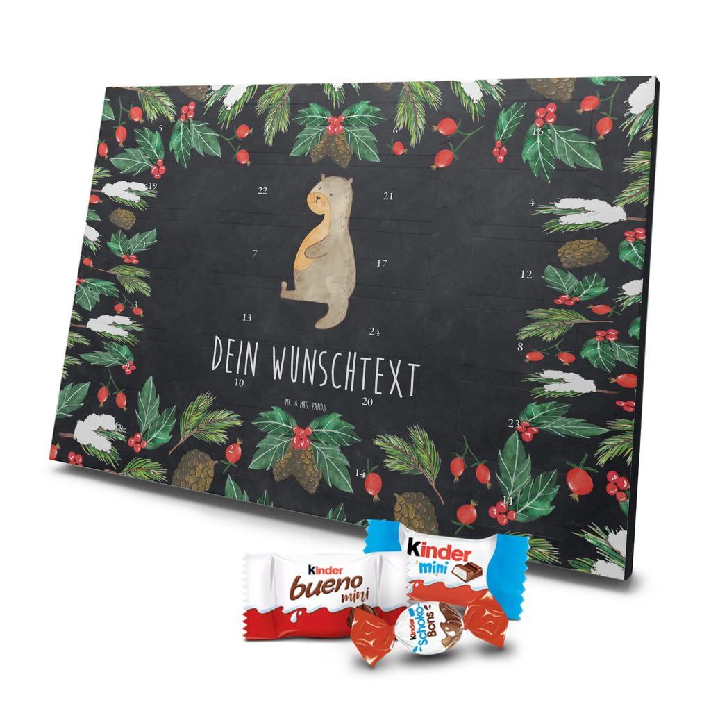 Adventskalender mit Namen Otter Bauch Adventskalender mit Namen, Personalisierter Adventskalender, Fischotter, Seeotter, Otter, Otter Seeotter See Otter