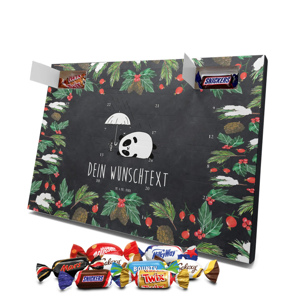 Adventskalender mit Namen Panda Freundschaft Adventskalender mit Namen, Personalisierter Adventskalender