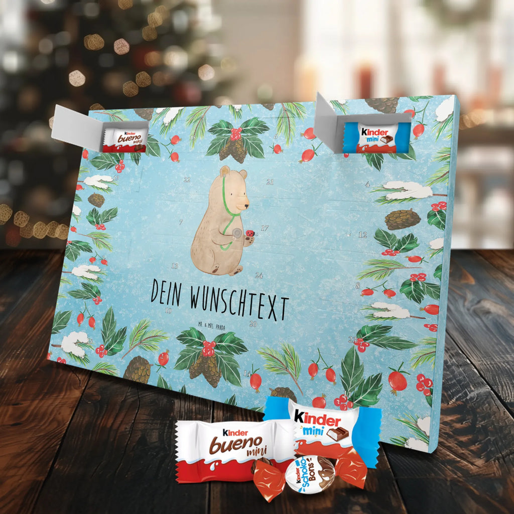 Adventskalender mit Namen Bär Arzt Personalisierter Adventskalender, Adventskalender mit Namen, Teddy, Bär, Teddybär, Professorin, Doktor, Professor, Arzt, Doktorin, Ärztin