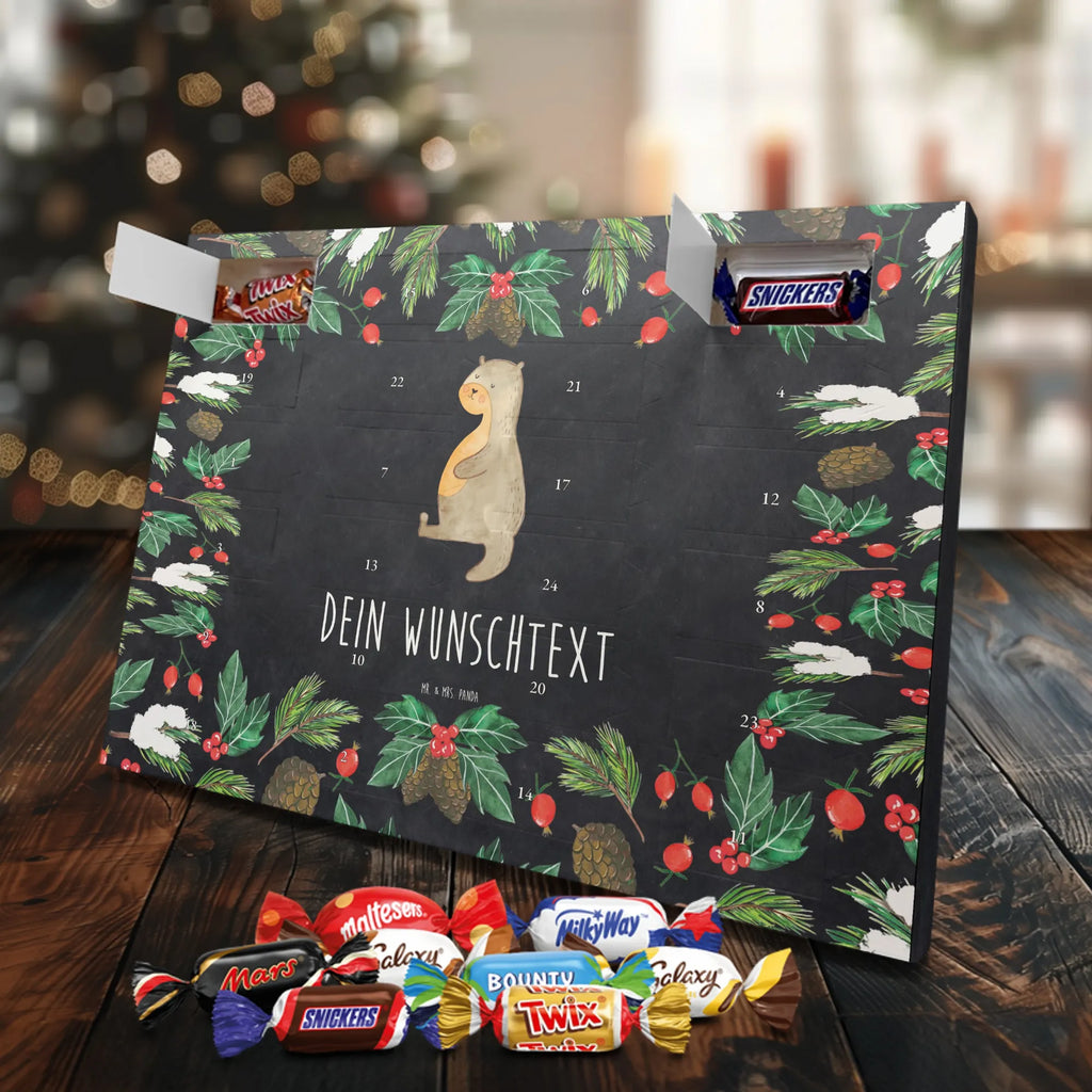 Adventskalender mit Namen Otter Bauch Adventskalender mit Namen, Personalisierter Adventskalender, Fischotter, Seeotter, Otter, Otter Seeotter See Otter