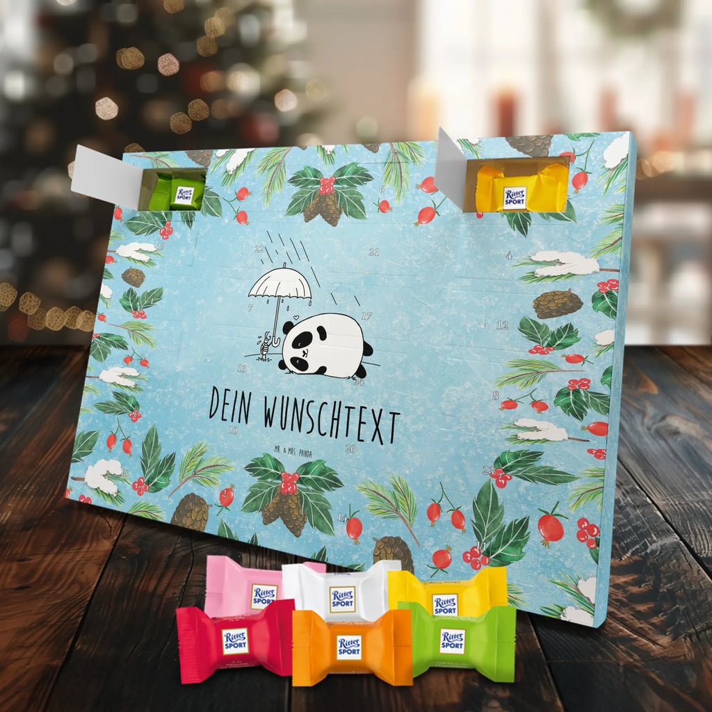 Adventskalender mit Namen Panda Freundschaft Adventskalender mit Namen, Personalisierter Adventskalender
