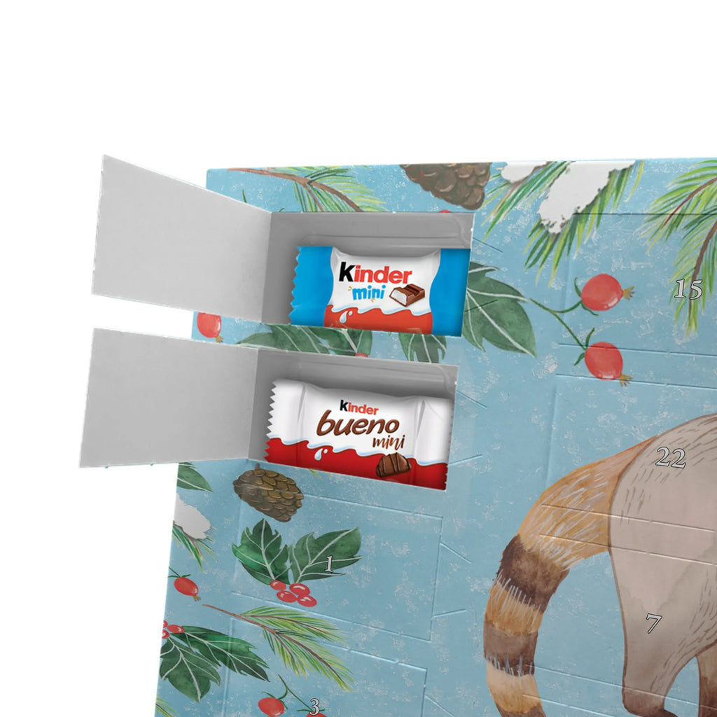 Adventskalender mit Namen Nasenbär Adventskalender mit Namen, Personalisierter Adventskalender, Tiere, Tiermotive, Lustige Sprüche, Gute Laune, Bär, Rüsselbär, Nasenbär, Nasenbären