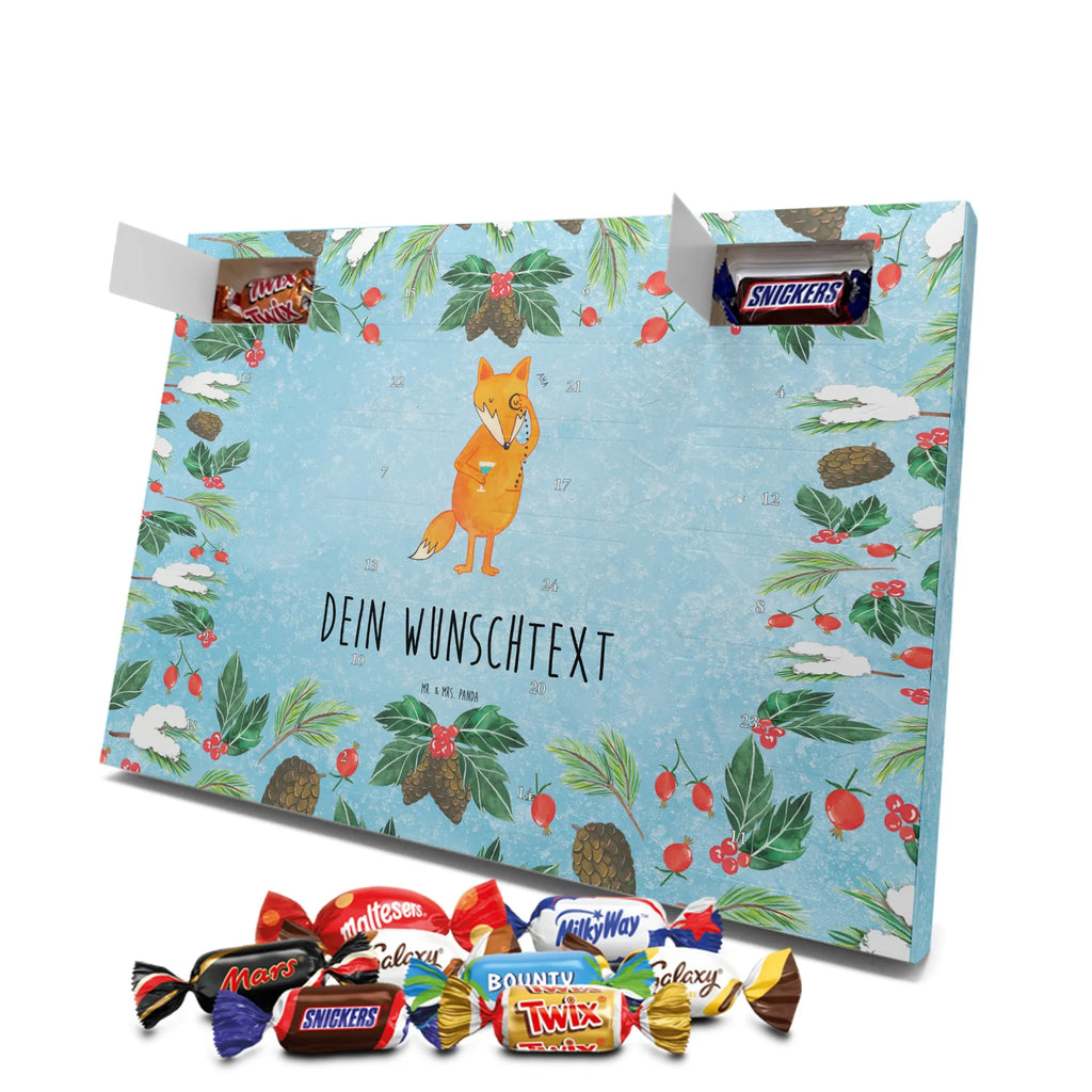 Adventskalender mit Namen Fuchs Lord Adventskalender mit Namen, Personalisierter Adventskalender, Fuchs, Liebeskummer Geschenk, Füchse, Problemlösung, Tröstende Worte, Motivation Spruch, Spruch Lustig