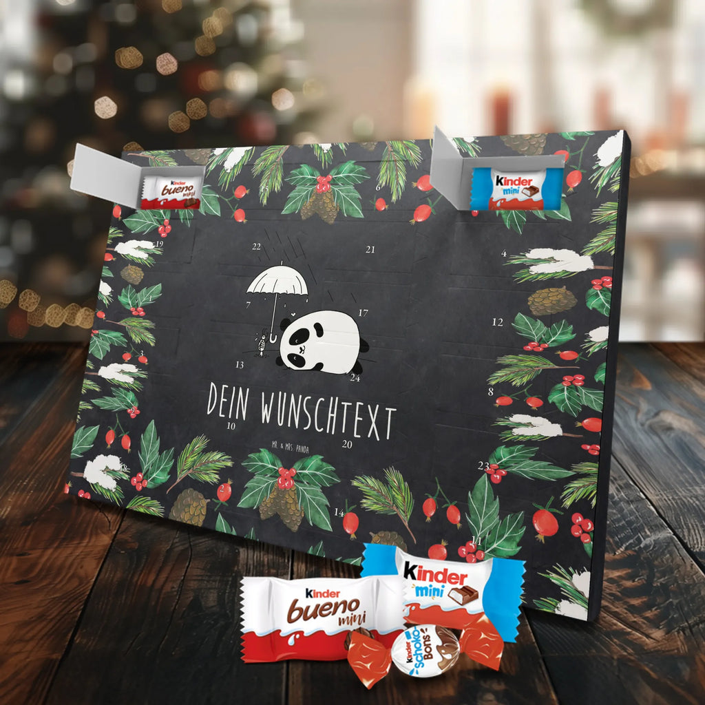 Adventskalender mit Namen Panda Freundschaft Adventskalender mit Namen, Personalisierter Adventskalender