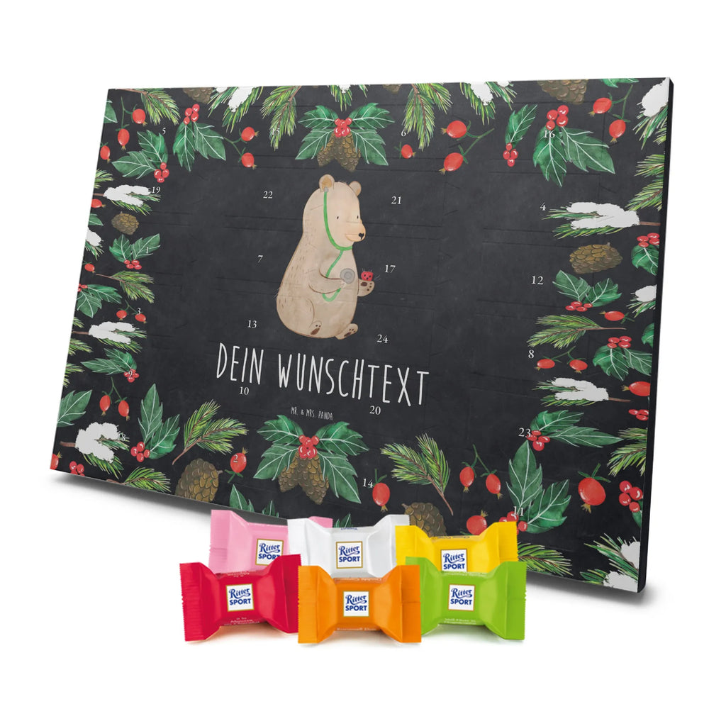 Adventskalender mit Namen Bär Arzt Personalisierter Adventskalender, Adventskalender mit Namen, Teddy, Bär, Teddybär, Professorin, Doktor, Professor, Arzt, Doktorin, Ärztin