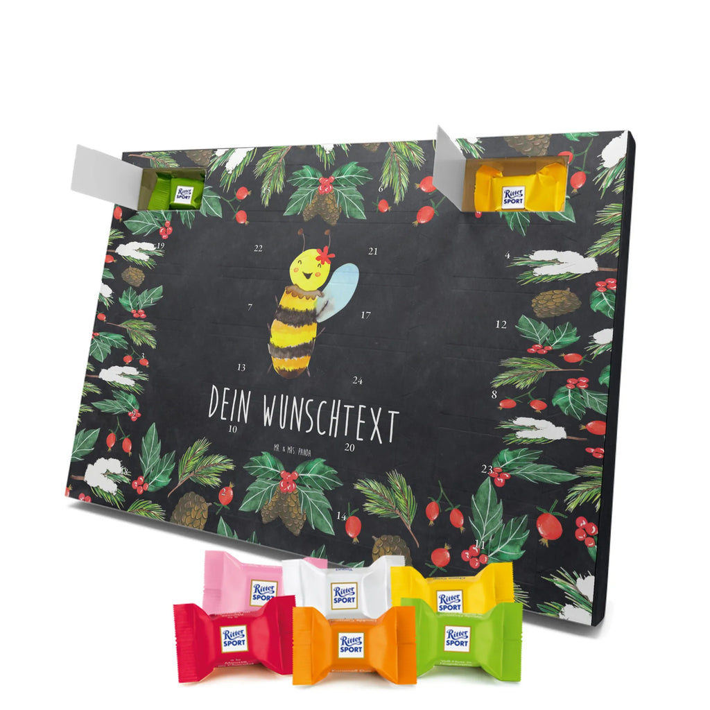 Adventskalender mit Namen Biene Happy Personalisierter Adventskalender, Adventskalender mit Namen, Biene, Hummel, Wespe