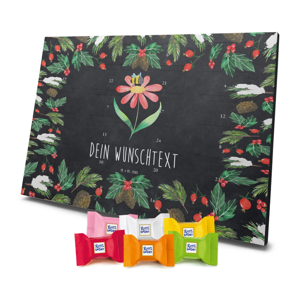 Adventskalender mit Namen Hummel Blume Personalisierter Adventskalender, Adventskalender mit Namen, Tiere, Tiermotive, Lustige Sprüche, Gute Laune, Natur, Blume, Hummel, Flauschig, Wespe, Biene, Hummeln, Feld