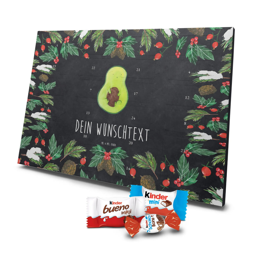 Adventskalender mit Namen Avocado Kern Adventskalender mit Namen, Personalisierter Adventskalender, Vegan, Gesund, Avocado, Veggie, Pflanze, Avocadokern, Spruch Leben, Avokado, Kern