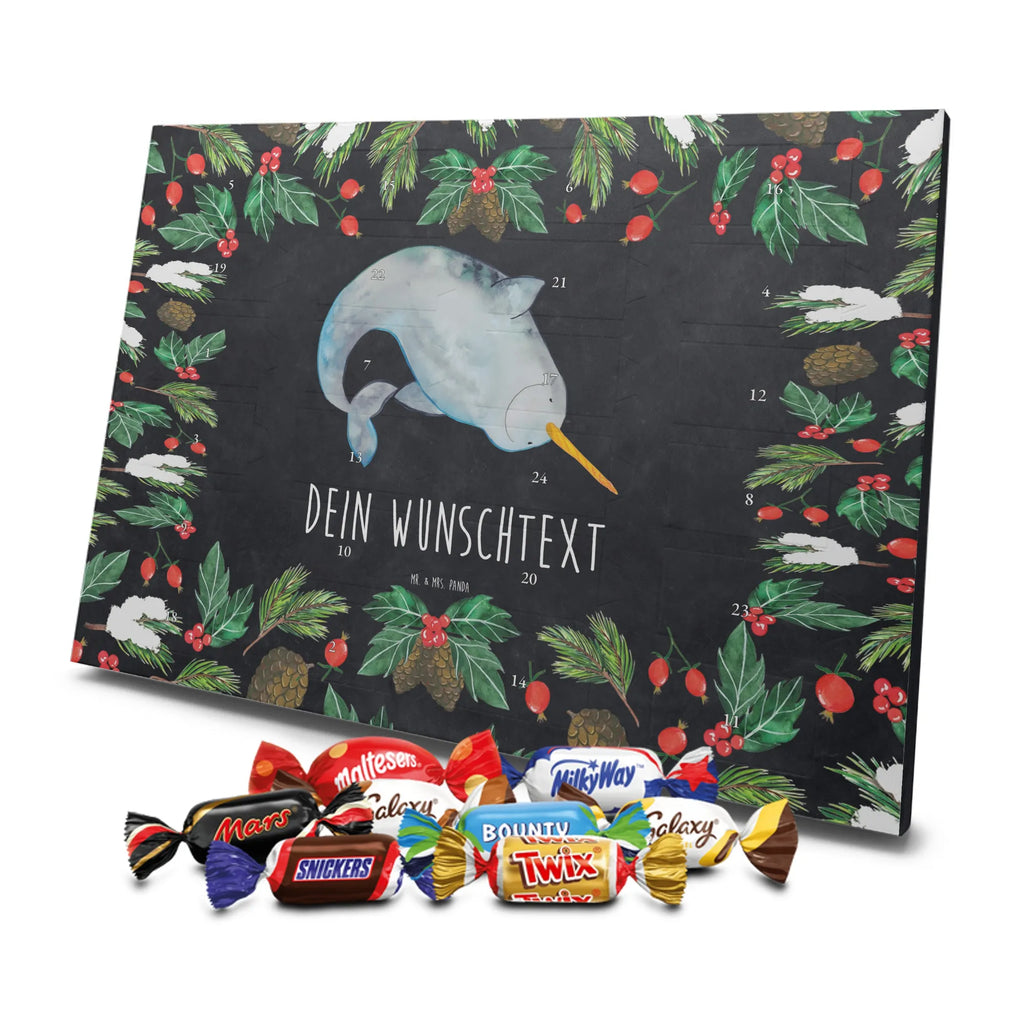 Personalisierter Schoko Adventskalender Narwal Adventskalender mit Namen, Personalisierter Adventskalender, Urlaub, Meerestiere, Meer, Hausfrau, Narwal, Kinderzimmer, Putzen, Junggesellin, Aufräumen, Wal