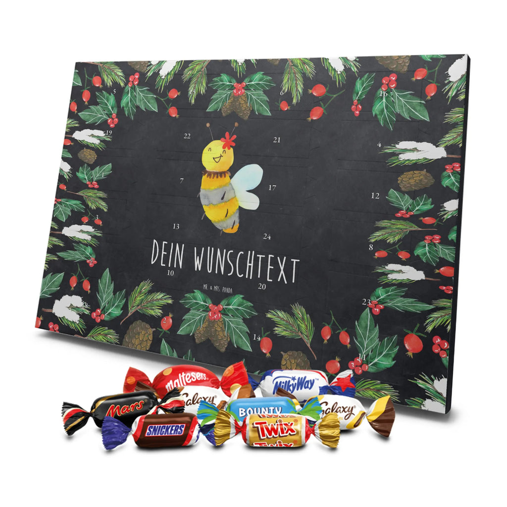 Adventskalender mit Namen Biene Blume Adventskalender mit Namen, Personalisierter Adventskalender, Biene, Hummel, Wespe