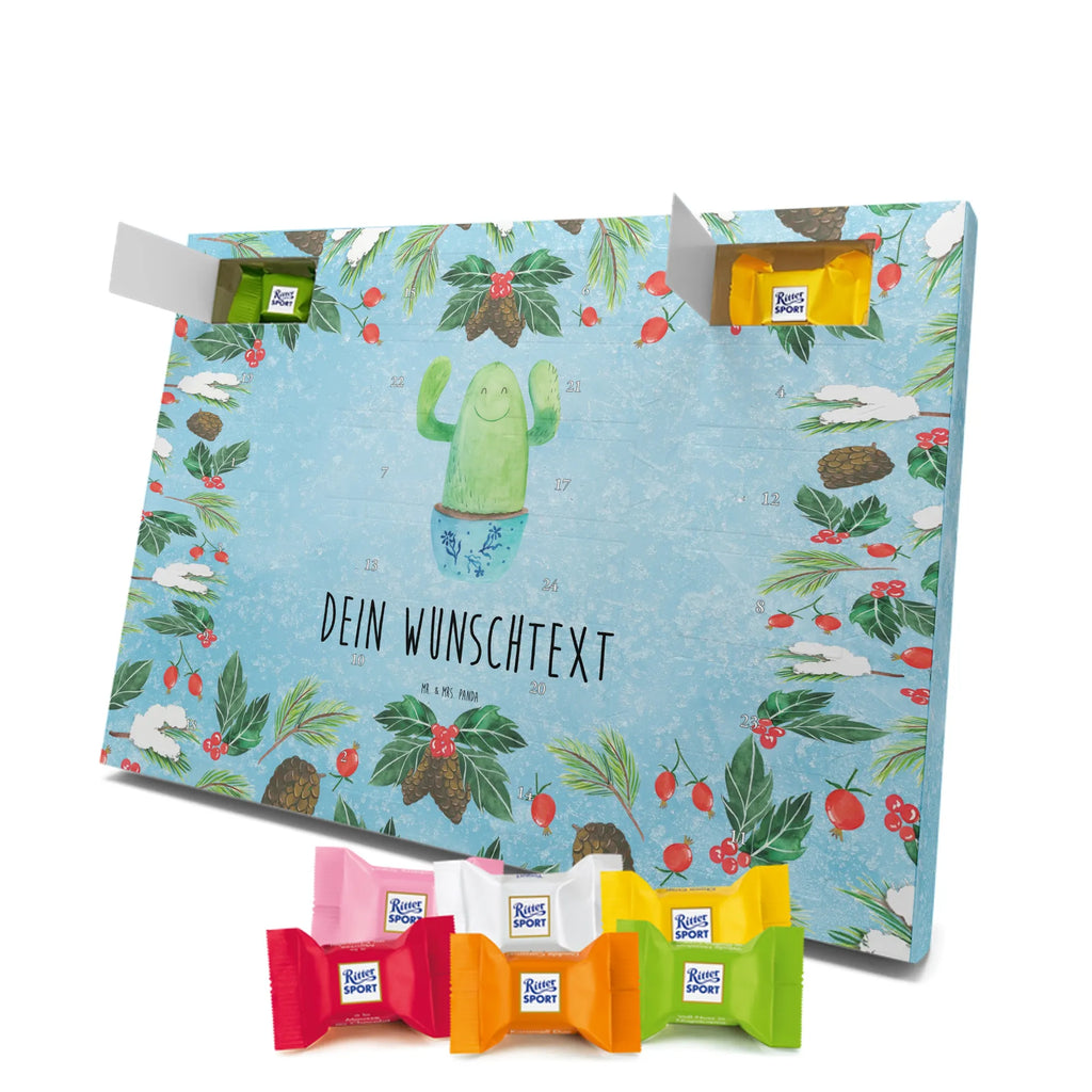 Personalisierter Schoko Adventskalender Kaktus Happy Adventskalender mit Namen, Personalisierter Adventskalender, Kakteen, Kaktus, Ausbildung, Mutter, Kollegin, Kindersicherung, Kollege, Spruch, Freundin, Familie, Neustart, Lustig, Motivation, Büroalltag, Büro