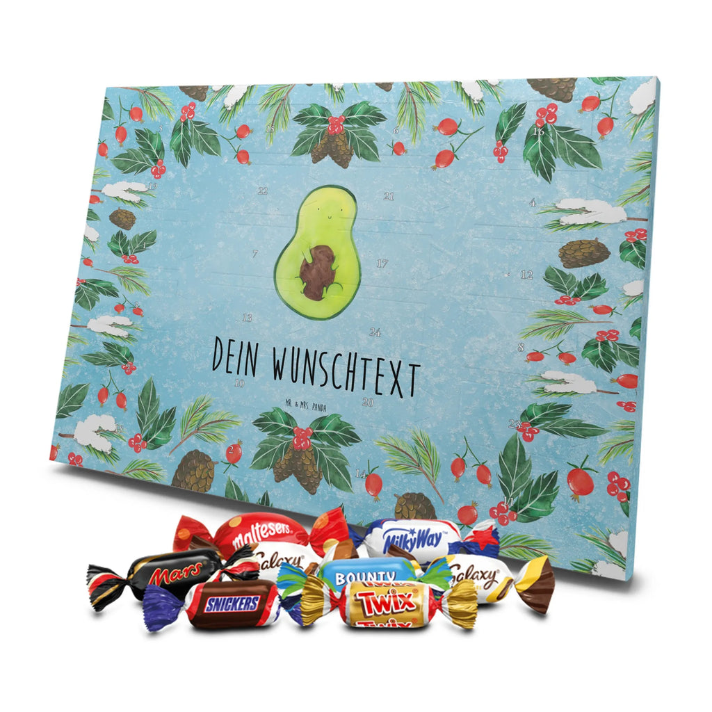 Adventskalender mit Namen Avocado Kern Adventskalender mit Namen, Personalisierter Adventskalender, Vegan, Gesund, Avocado, Veggie, Pflanze, Avocadokern, Spruch Leben, Avokado, Kern