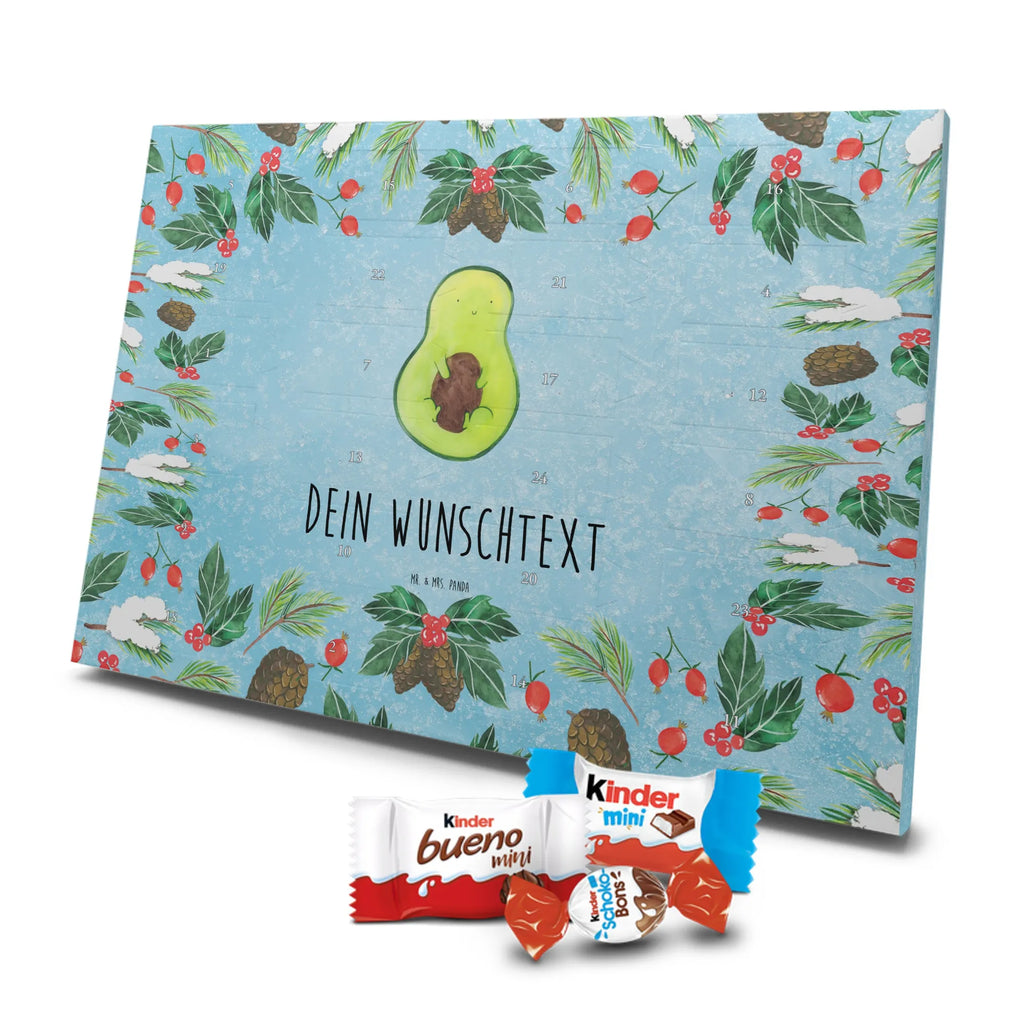 Adventskalender mit Namen Avocado Kern Adventskalender mit Namen, Personalisierter Adventskalender, Vegan, Gesund, Avocado, Veggie, Pflanze, Avocadokern, Spruch Leben, Avokado, Kern