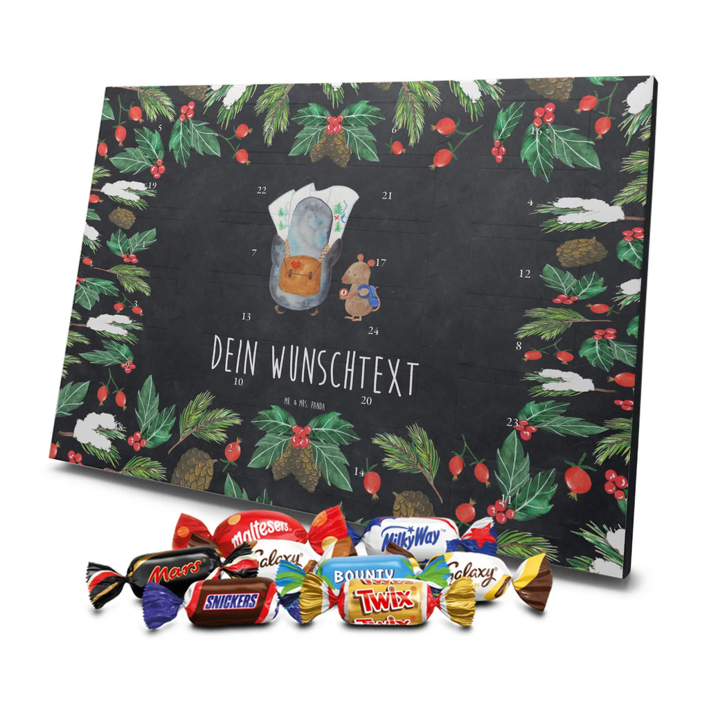 Adventskalender mit Namen Pinguin & Maus Wanderer Personalisierter Adventskalender, Adventskalender mit Namen, Pinguin, Pinguine, Wandern, Abenteuer, Wanderlust, Abenteurer, Ausflug, Roadtrip