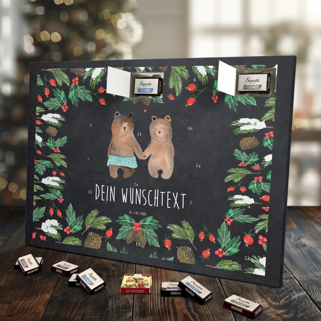 Adventskalender mit Namen Bär Freundin Personalisierter Adventskalender, Adventskalender mit Namen, Teddy, Bär, Teddybär, Bär Freundin Beste Freund Liebe Liebesbeweis Verliebt Kumpel Kumpeliene