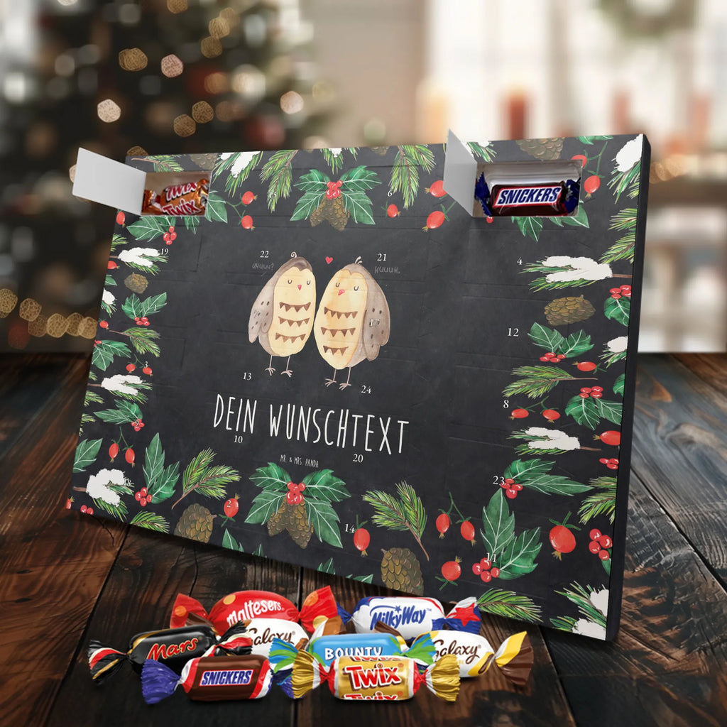 Adventskalender mit Namen Eulen Liebe Personalisierter Adventskalender, Adventskalender mit Namen, Eule, Eule Deko, Freund, Hochzeit Spruch, Owl, Wortspiel Lustig, Liebe, Liebe Spruch, All You Need Is Love, Freundin Geschenk
